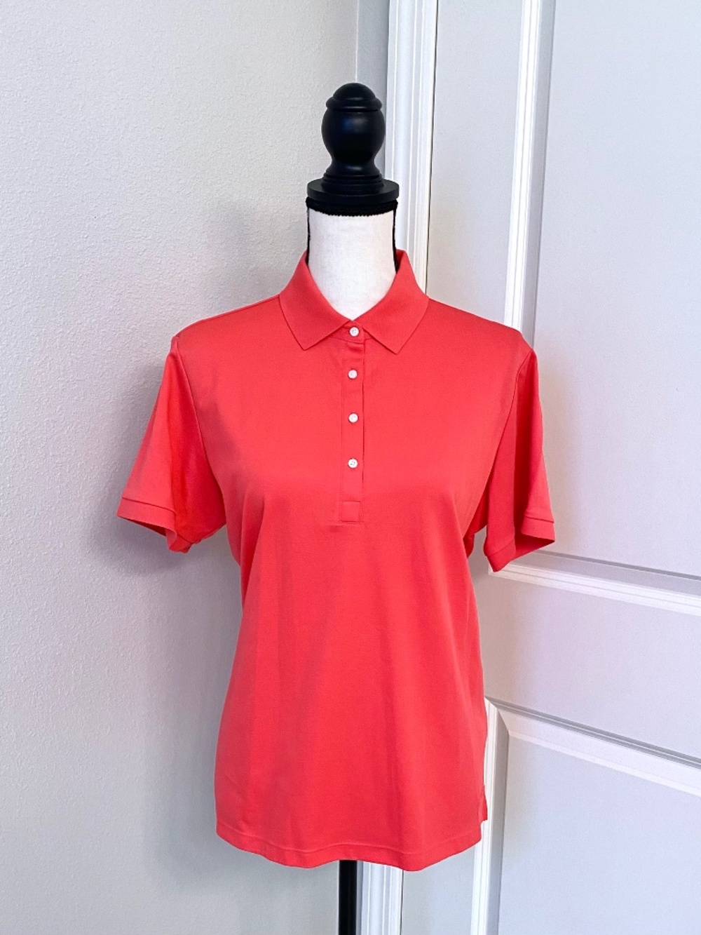 LADY HAGEN Hydro - Dri Salmon Golf Polo T - Shirt